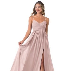 Azazie Dusty Rose Alia Bridesmaid Dress